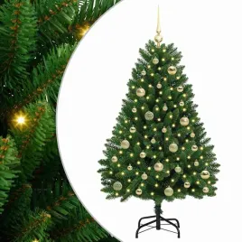 sztuczna-choinka-z-150-diodami-led-zielony-120-cm-pvc-i-metal