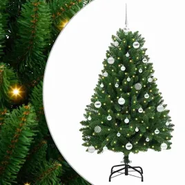 sztuczna-choinka-z-150-diodami-led-zielony-150-cm-pvc-i-metal