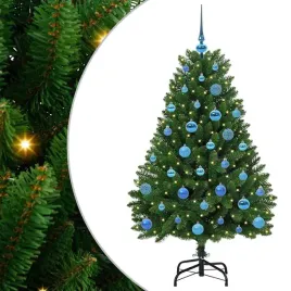 sztuczna-choinka-z-150-diodami-led-zielony-150-cm-pvc-i-metal
