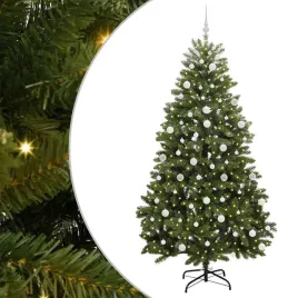 sztuczna-choinka-z-300-diodami-led-zielony-210-cm-pvc-i-metal
