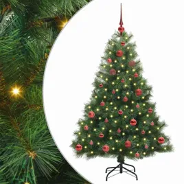 sztuczna-choinka-z-150-diodami-led-zielony-150-cm-pe-i-pvc