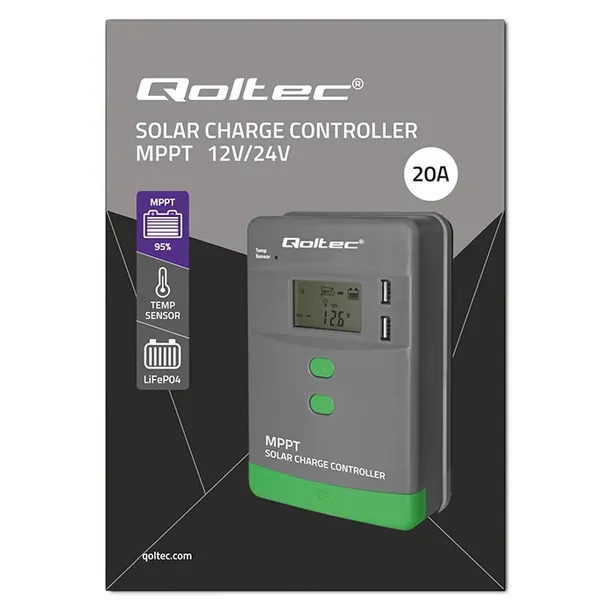 regulator-solarny-mppt-20a-12-24v-lcd-2x-usb-qoltec-stan-nowy-waga-z-opakowaniem-0-7-kg