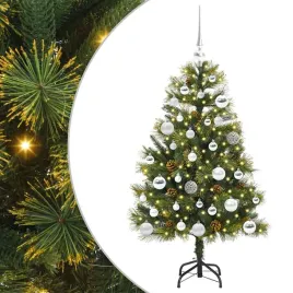sztuczna-choinka-z-zawieszkami-zielony-150-cm