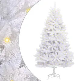 sztuczna-choinka-z-300-diodami-led-bialy-300-cm-pvc-i-metal