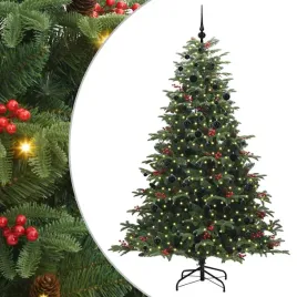 sztuczna-choinka-z-podstawa-zielony-210-cm-pvc-metal-i-plastik