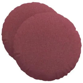 poduszki-na-siedziska-2-szt-czerwone-wino-o50-x-19-cm-tkanina