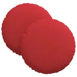 poduszki-na-siedziska-2-szt-czerwony-o30-x-13-cm-tkanina