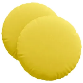 poduszki-na-siedziska-2-szt-jasnozolty-o40-x-13-cm-tkanina