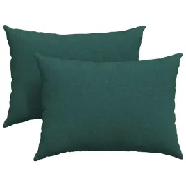 poduszki-na-sofe-2-szt-ciemna-zielen-70-x-50-cm-tkanina