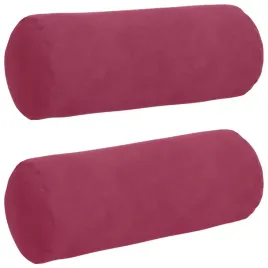 poduszki-walkowe-2-szt-czerwone-wino-o-15-x-40-cm