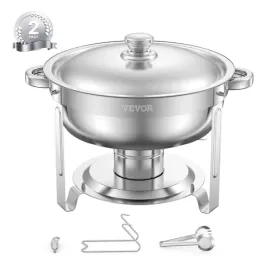 podgrzewacz-do-potraw-vevor-chaffer-bufet-2x5qt-stal-nierdzewna-silver