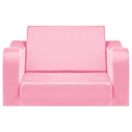 premium-sofa-dziecieca-vevor-2w1-z-gabka-28d-krotki-plusz-rozowa