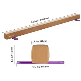vevor-belka-gimnastyczna-skladana-2-4m-dla-dzieci-mocna-stabilna-zolta