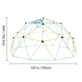 vevor-mocna-kopula-wspinaczkowa-305cm-z-2-pilkami-i-siatka-najwyzsza