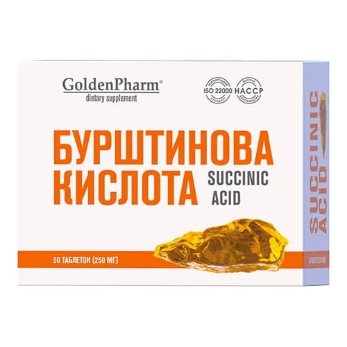 KWAS BURSZTYNOWY MEGA DAWKA 150 mg KAC TOKSYNY PRZEMĘCZENIE 50 tab.