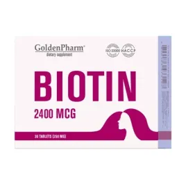 biotyna-piekne-wlosy-skora-paznokcie-golden-pharm-30-tab-250-mg