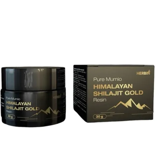 Mumio Himalajskie Żywe Shilajit Gold Pasta Herbin 30g