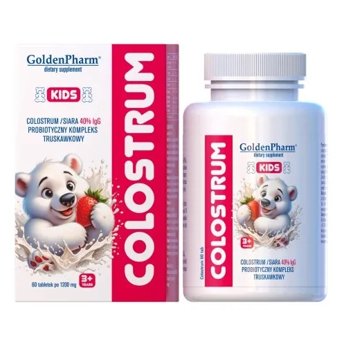 Colostrum Kids Cukierki Do Ssania Dla Dzieci Truskawka Siara Probiotyk 60sz