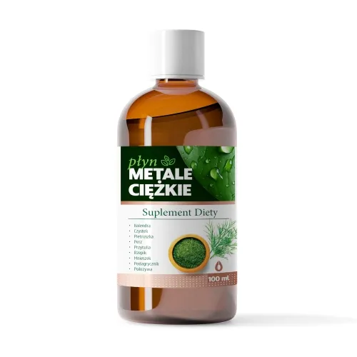 Płyn METALE CIĘŻKIE 9 Naturalnych ziół Przytulia 100 ML