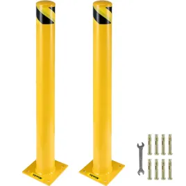 vevor-dwa-slupki-zabezpieczajace-parkingi-122-cm-mocne-stalowe-bariery