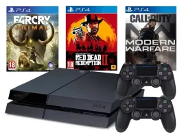 mega-zestaw-konsola-sony-playstation-4-500gb-2-pady-sony-zestaw-gier