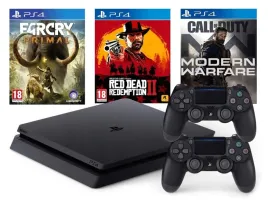 mega-zestaw-konsola-sony-playstation-4-slim-500-gb-2-pady-sony-gry