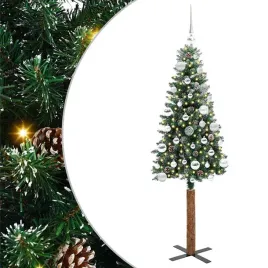 szczupla-choinka-zielony-150-cm-pvc-i-lite-drewno-sosnowe