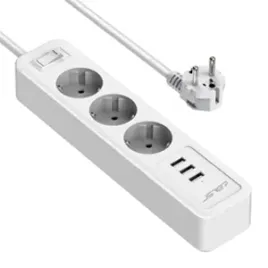 jsver-przedluzacz-zasilacz-z-ladowaniem-usb-6w1-bialy