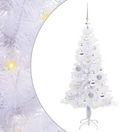 sztuczna-choinka-z-150-diodami-led-bialy-120-cm-pvc-i-stal