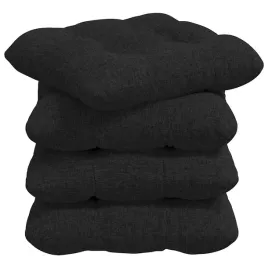 poduszki-na-siedziska-4-szt-czarny-45-x-45-x-12-cm-tkanina