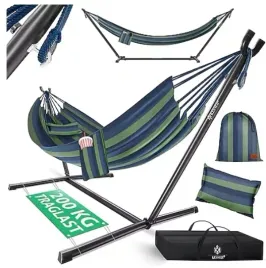 hamak-z-drazkiem-kesser-wielokolorowy-200-kg-270-x-150-1699