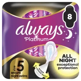 always-platinum-podpaski-ze-skrzydelkami-secure-night-extra-8-szt