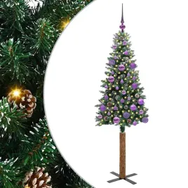 szczupla-choinka-zielony-150-cm-pvc-i-lite-drewno-sosnowe