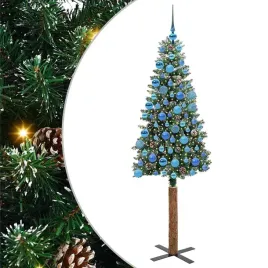 szczupla-choinka-zielony-180-cm-pvc-i-lite-drewno-sosnowe