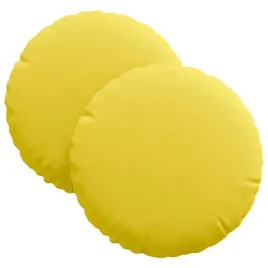poduszki-na-siedziska-2-szt-jasnozolty-o30-x-13-cm-tkanina