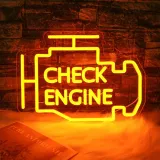 neon-led-garaz-auto-check-engine-dekoracja-swiatlo-scienne-usb-kod-producenta-neon-led-check-engine-duzy-rozmiar