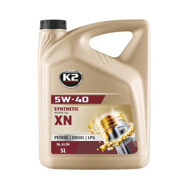 K2 TEXAR 5W40 XN 5L OLEJ SILNIKOWY SYNTETYCZNY