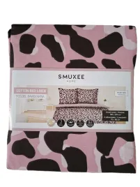 smukee-posciel-bawelna-rozowo-czarna-panterka-160x200