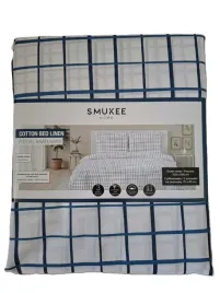 smukee-posciel-bawelna-kratka-bialo-niebieska-220x200