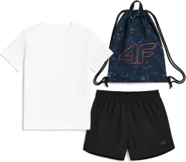 stroj-na-wf-komplet-dzieciecy-4f-koszulka-spodenki-worek-m085-134-140