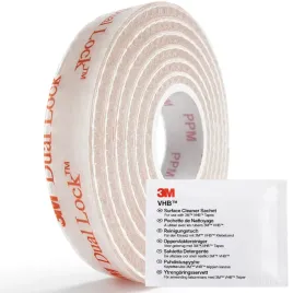 Zdjęcie produktu 12mm x 1m / 3M DUAL LOCK SJ3650 RZEP PRZEŹROCZYSTY 38 na cm² + CZYŚCIK