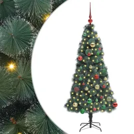 sztuczna-choinka-wstepnie-oswietlona-z-zestawem-bombek-150-cm