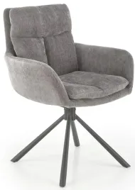 krzeslo-obrotowe-k495-halmar-szare-metalowe-tapicerowane-tkanina-nowoczesne