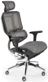 fotel-ethan-halmar-gabinetowy-szary-ergonomiczny-aluminiowy-komfort-pracy