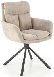 krzeslo-obrotowe-k495-halmar-metalowe-bezowe-tapicerka-tkanina-nowoczesne