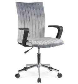 szary-fotel-mlodziezowy-doral-halmar-biurko-ergonomiczny-nauka-nowoczesny