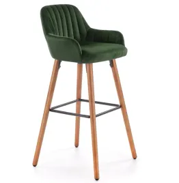 elegancki-hoker-obrotowy-h93-halmar-zielony-velvet-kuchni-baru-nowoczesny