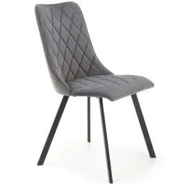 krzeslo-pikowane-k450-halmar-szare-velvet-czarne-nogi-eleganckie-wygodne