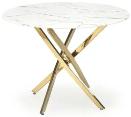 stol-raymond-2-halmar-okragly-100cm-bialy-zloty-elegancja-do-jadalni