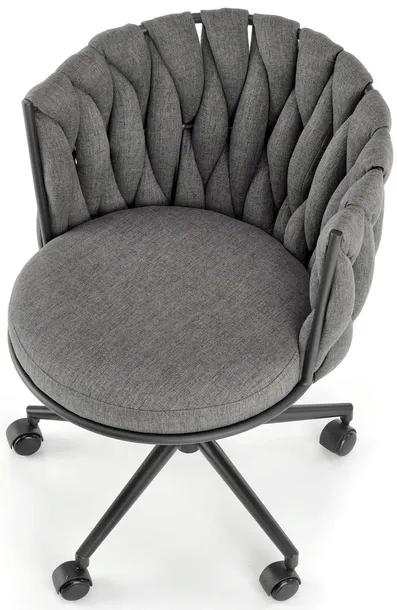 fotel-gabinetowy-talon-halmar-szary-czarny-glamour-wygodny-elegancki-biur-szerokosc-siedziska-46-cm
